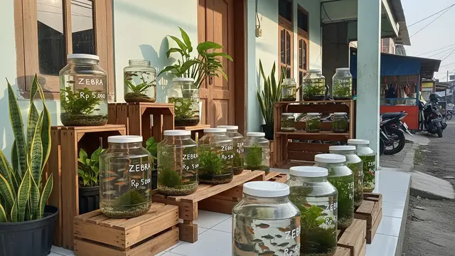 Ide Ternak Ikan Mini di Stoples Kaca Bikin Rumah Jadi Estetik dan Menguntungkan