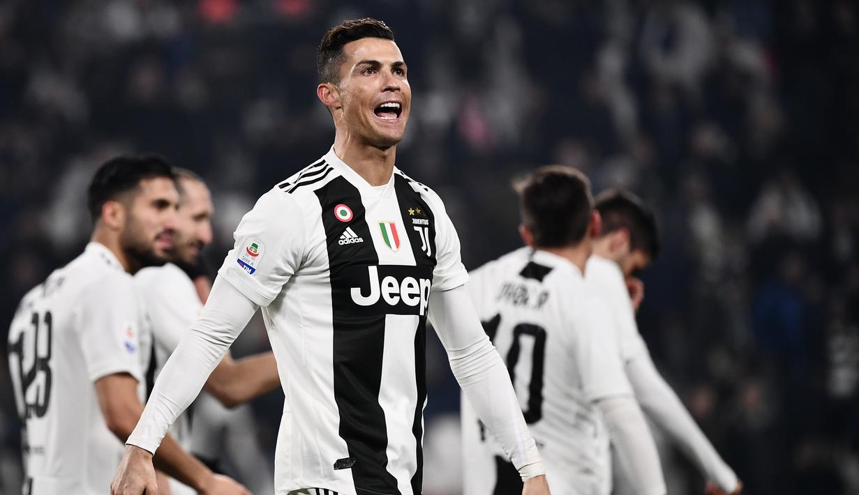 1. Cristiano Ronaldo (Juventus) - 19 gol dan 8 assist (AFP/Marco Bertorello)