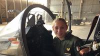 Pilot pesawat tempur Italia bergabung pasukan Ukraina melawan invasi Rusia setelah dirinya dipecat karena mengadu telah mengalami perundungan. (Tangkapan Layar Instagram/giuliajschiff)