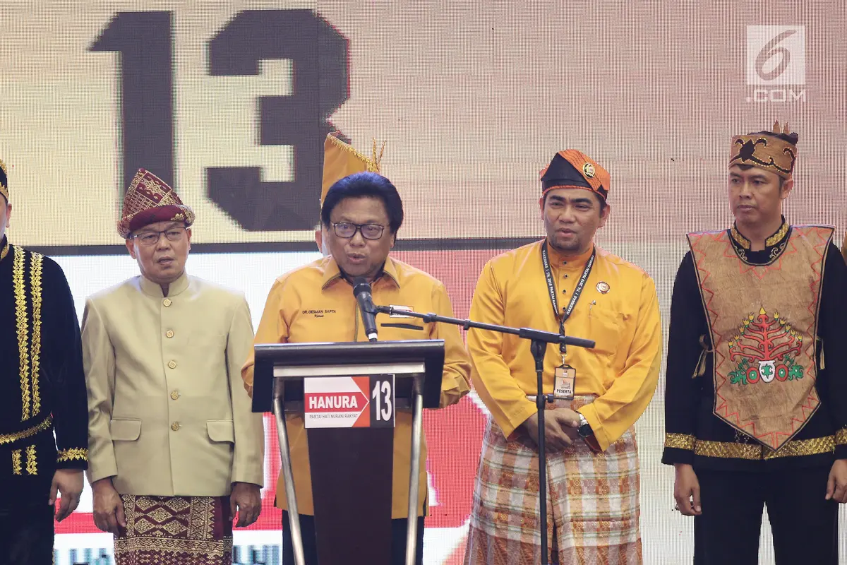 Batal Dihadiri Jokowi, Rakernas Hanura Resmi Dibuka