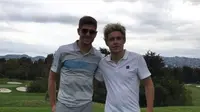 Rayakan Debut, Gerrard Main Golf Bareng One Direction