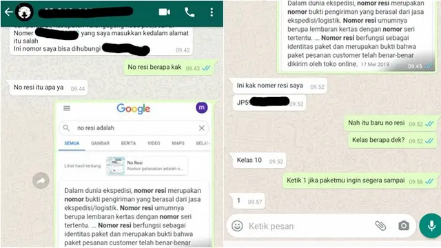 7 Chat Kocak Kurir dengan Pelanggan, Ada yang Cari Jodoh