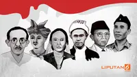 Banner Infografis 6 Pahlawan Nasional 2018. (Liputan6.com/Abdillah)