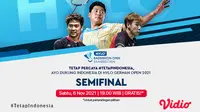 Jadwal tim Indonesia di semifinal HYLO Open 2021 (Sumber : Dok. Vidio.com)