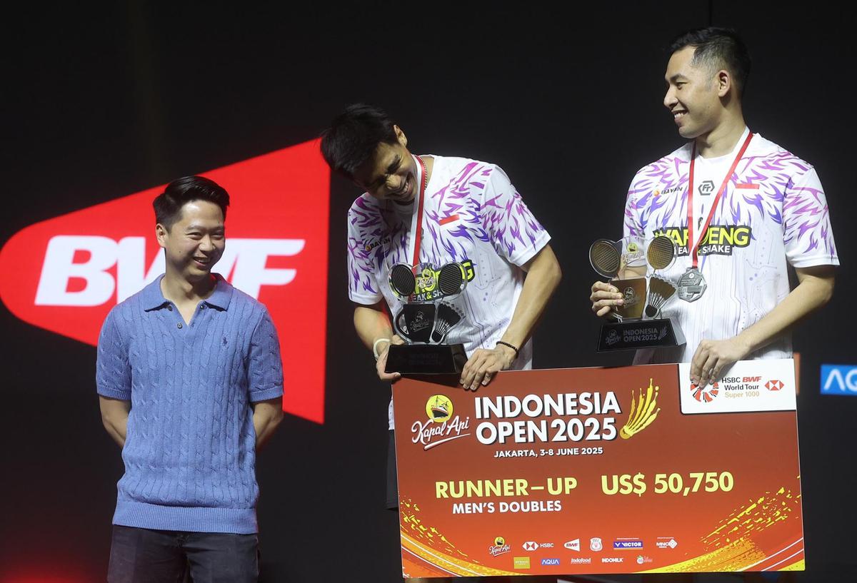 FOTO: Sabar/ Reza Dikalahkan Ganda Korea, Indonesia Kembali Tanpa Gelar di Indonesia Open