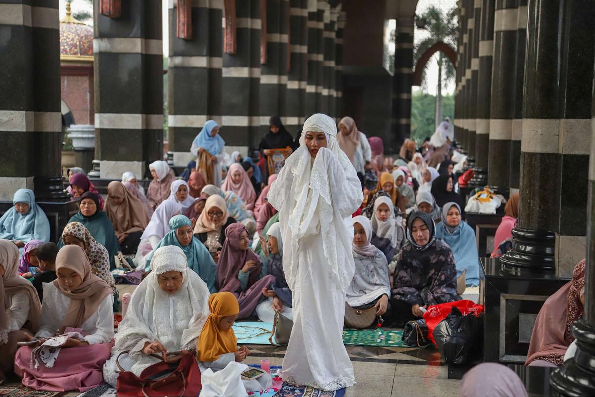 Salat Iduladha di Masjid Kubah Emas Depok