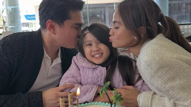 Ulang Tahun Putri Acha ke-8  yang dirayakan sederhana bersama manta suaminya. [@septriasaacha]