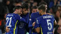 Chelsea meraih kemenangan 4-0 atas Malmo FF pada laga ketiga Grup H Liga Champions di Stamford Bridge, Kamis (21/10/2021) dini hari WIB. (AFP/Adrian Dennis)