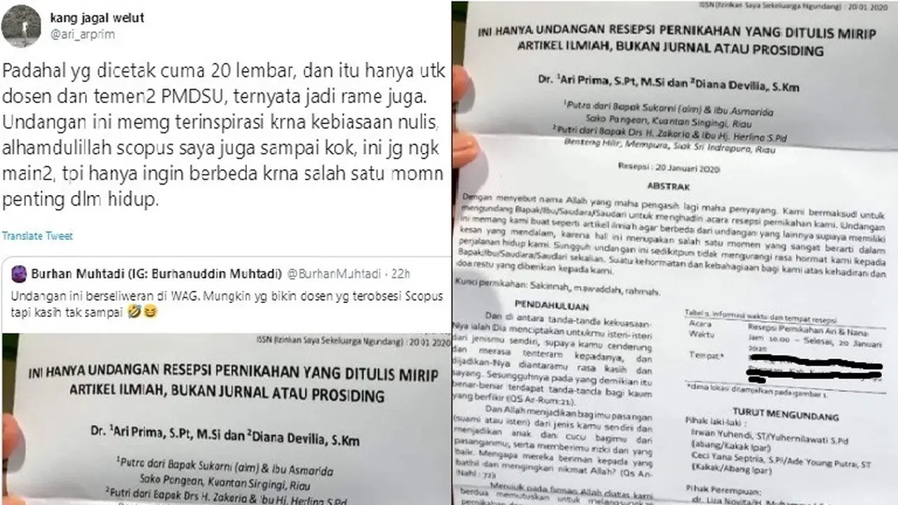 undangan pernikahan unik