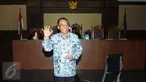 Jero Wacik saat menjalani sidang vonis di Pengadilan Tindak Pidana Korupsi (Tipikor), Jakarta, Selasa (9/2). Jero Wacik Divonis 4 Tahun Penjara dan Ganti Uang Rp 5 Miliar. (Liputan6.com/Helmi Afandi)
