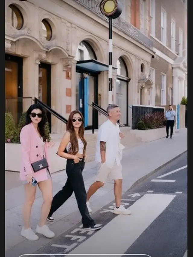 Andi Annisa liburan ke London bareng Medina dan Gading Marten (Foto: Instagram andiannsyah)