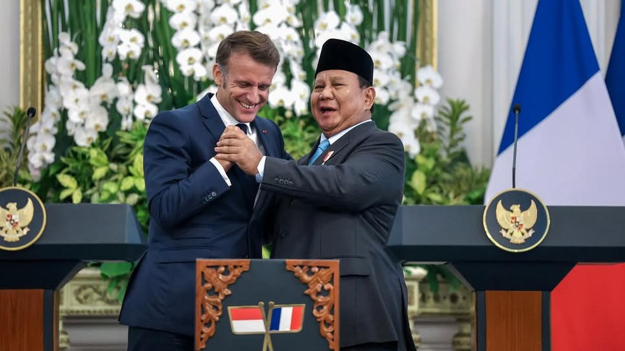 Bukan Alkohol, Ini yang Diminum Prabowo dan Macron saat Acara Gala Dinner