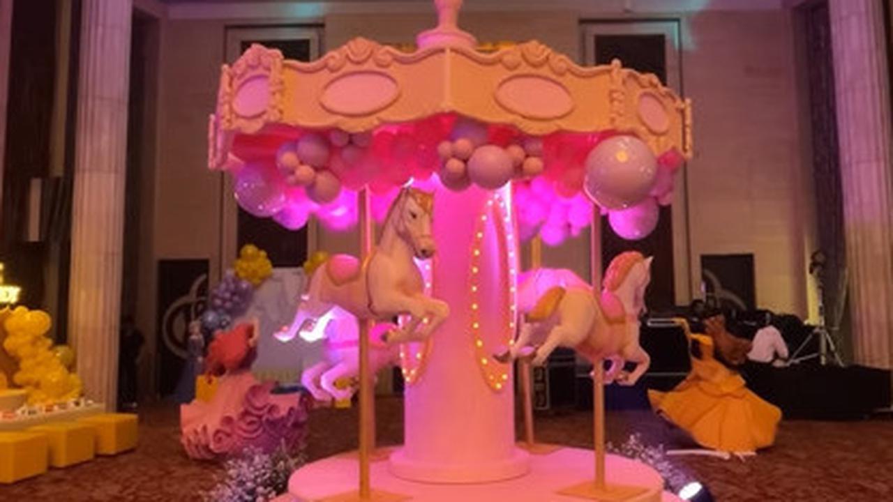 Kehebohan Ulang Tahun Maryam dan Isa Anak Tasya Farasya, Bertema Disney dengan Dekorasi Super Megah