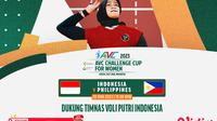 Jadwal AVC Challenge Cup 2023: Indonesia Vs Filipina di Vidio Malam Ini. (Sumber: dok. Vidio.com)
