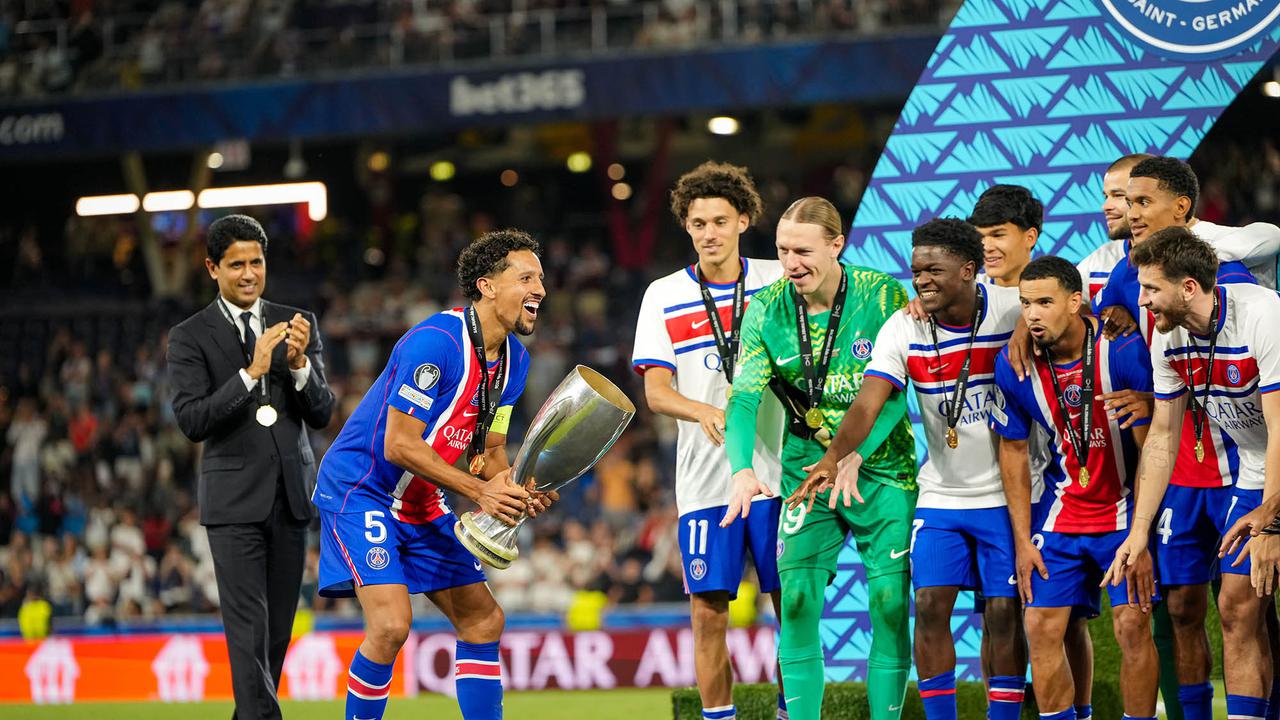 PSG Pertahankan Gelar Piala Super Eropa Usai Tumbangkan Aston Villa