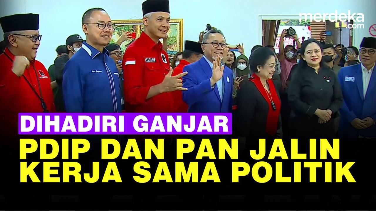 VIDEO: Sigap Ganjar Kawal Megawati, Hadiri Kerja Sama Politik PDIP & PAN