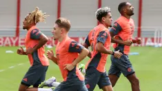 Bayern Muenchen resmi merekrut Luis Diaz dari Liverpool pada bursa transfer musim panas 2025. (AFP/Alexandra Beier)