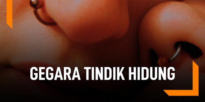 VIDEO: Gegara Tindik Hidung, Wanita Ini Berakhir Lumpuh