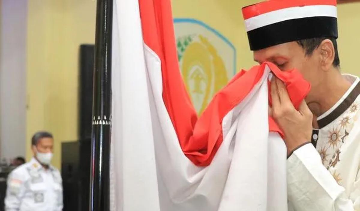 Hernowo mengaku ikrar sumpah setia kepada NKRI merupakan bagian akhir dari tahapan pembinaan bagi napiter.