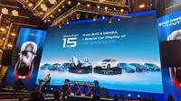BYD dan Denza akan membawa satu line-up baru, dan akan membawa lebih dari 15 kendaraan di GIIAS 2025, dan juga mobil spesial Yangwang U9. Toyota juga akan membawa mobil listrik dan juga hybrid baru, dari varian Gazoo Racing. (Liputan6.com/Arief Aszhari)