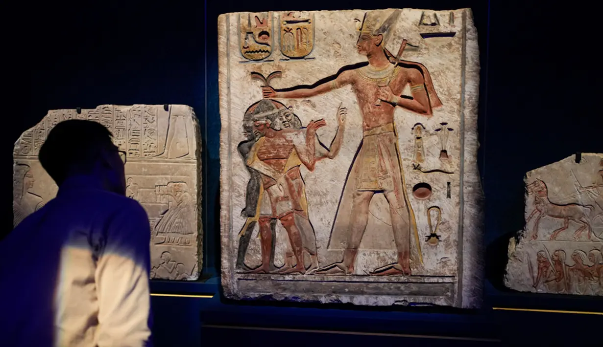 <p>&ldquo;Ramses the Great adalah sebuah fenomena&mdash;seorang ayah tercinta, pejuang tak tertandingi, dan pembangun produktif yang warisan politik dan budayanya,&rdquo; kata Direktur dan CEO Museum Australia Kim McKay. (AP Photo/Mark Baker)</p>