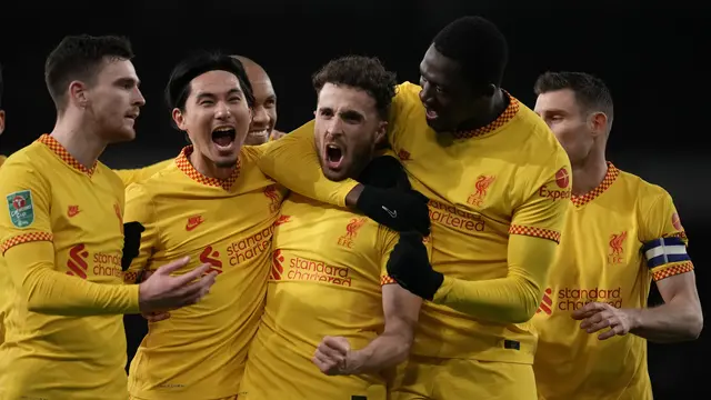 Bungkam Arsenal, Liverpool Melaju ke Final Piala Liga Inggris