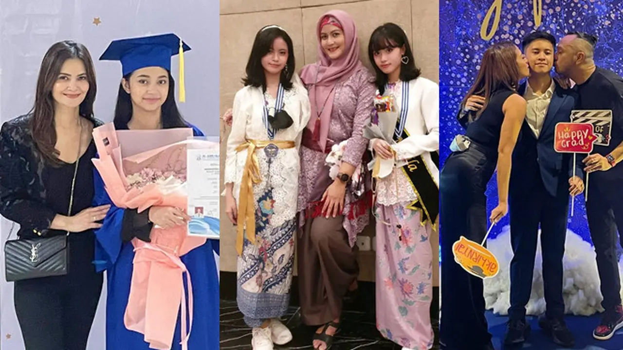 [Fimela] Artis Dampingi Anak Kelulusan