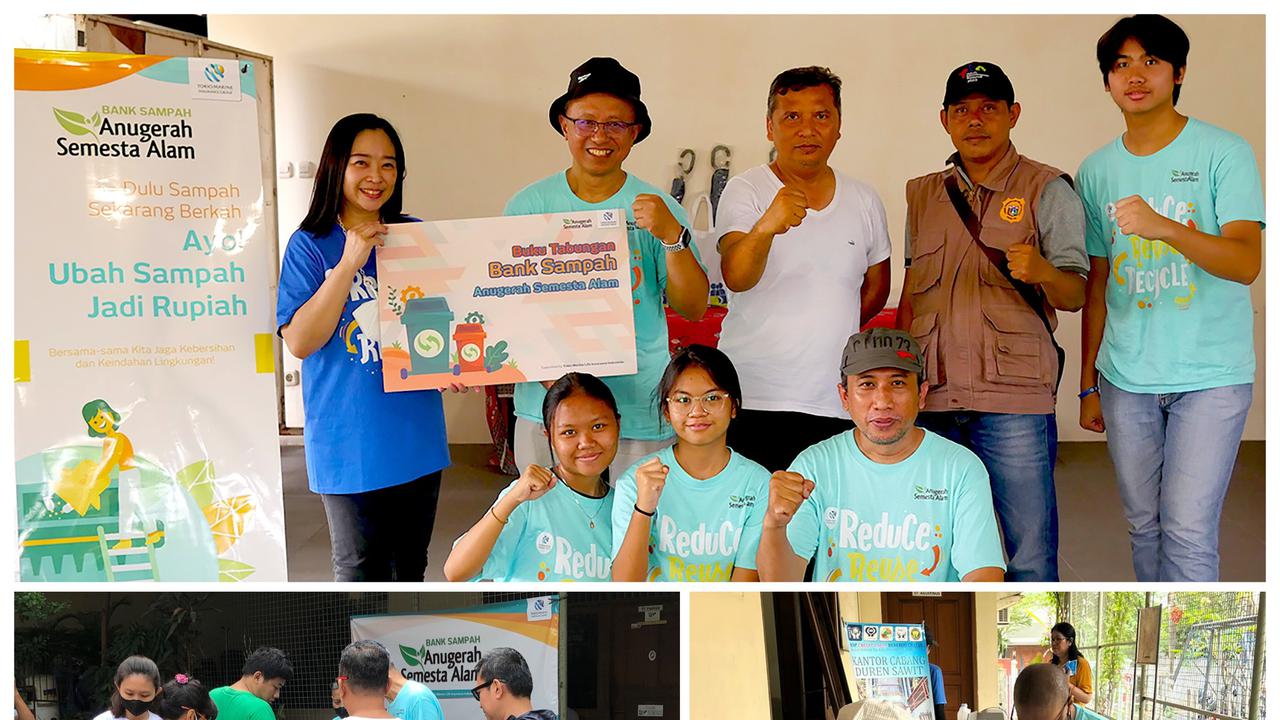 Kolaborasi Tokio Marine Life dan Bank Sampah Anugrah Semesta Alam  untuk Masa Depan Berkelanjutan