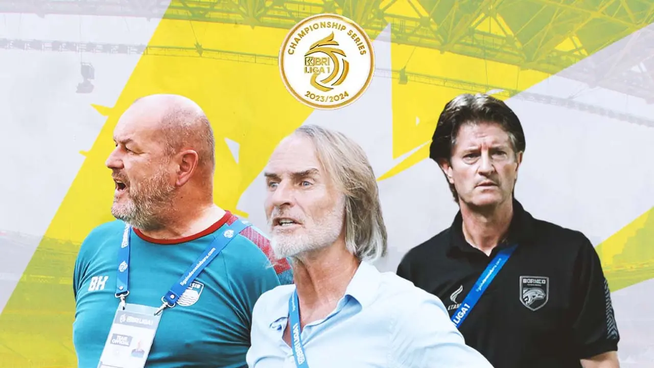 BRI Liga 1 - 3 Pelatih Terbaik di Liga 1 Musim Ini Versi Bola.com