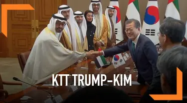 Saat menerima kunjungan delegasi Uni Emirat Arab, Presiden Korea Selatan Moon Jae-in mengatakan dirinya menyambut positif KTT AS-Korea Utara yang digelar di Vietnam.