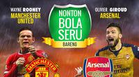 Acara #NobarSeru Bola.com menghadirkan partai Manchester United kontra Arsenal, Minggu (28/2/2016). Program asik dan seru ini bakal berlangsung di Gelanggang Olahraga Sunter, Jakarta Utara. 