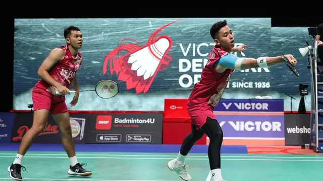 Fajar Alfian/Muhammad Rian Ardianto - Denmark Open 2023 - Bulu Tangkis