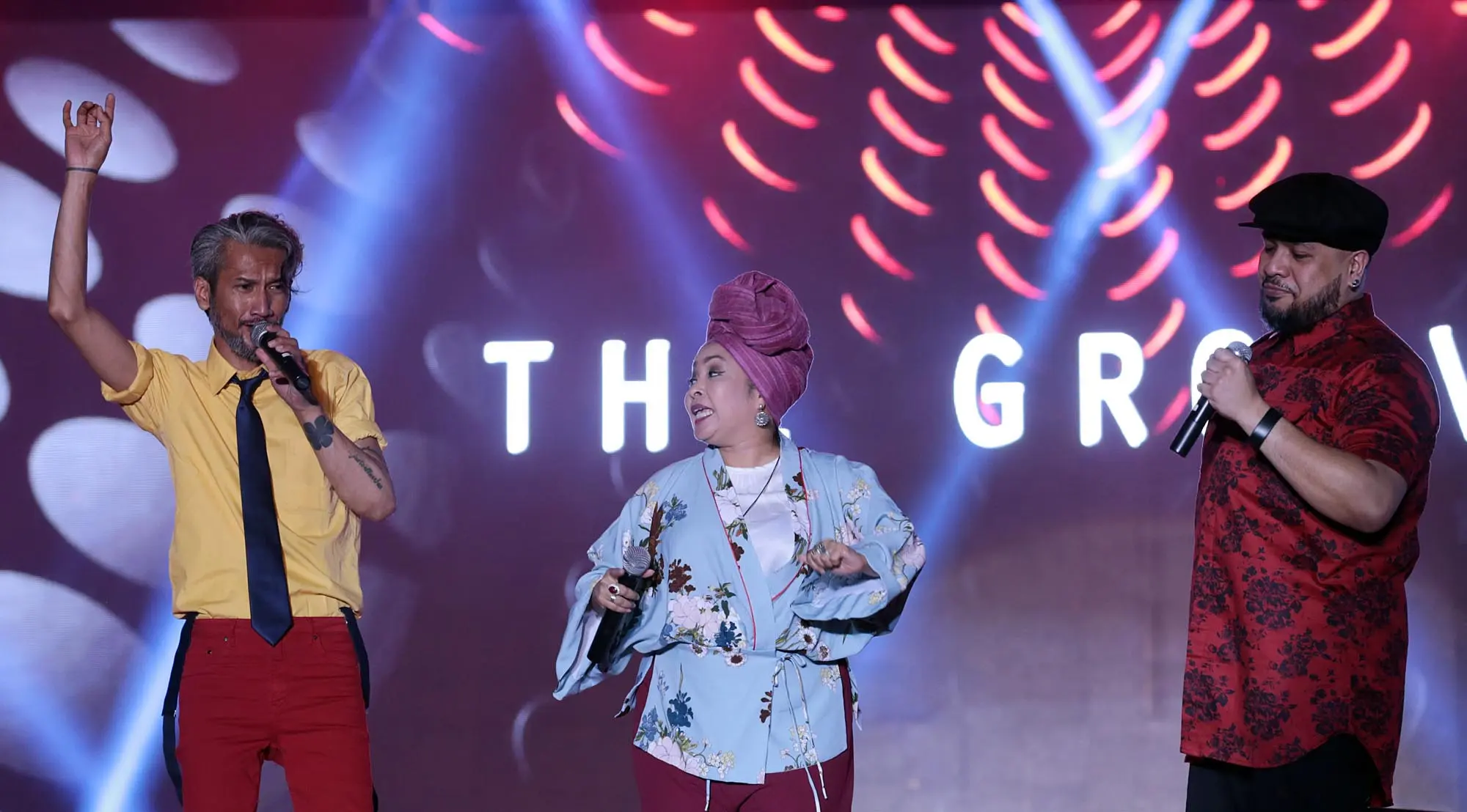 The Groove saat tampil di Meikarta Music Festival. (Deki Prayoga/Bintang.com)