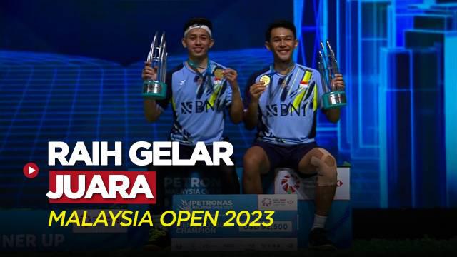 Berita Video, Highlights Kemenangan Fajar Alfian / Muhammad Rian Ardianto di Malaysia Open 2023