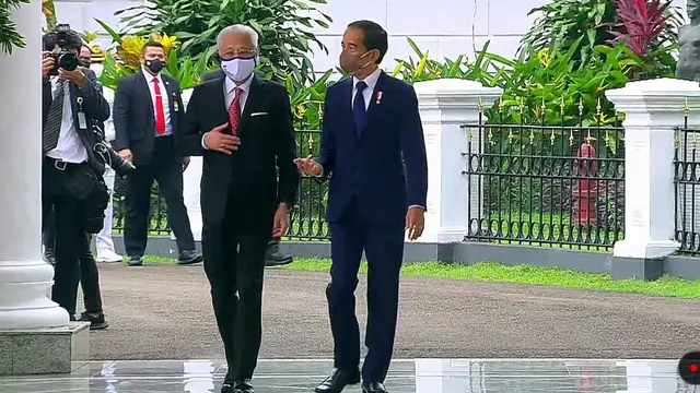 Presiden Jokowi menerima kunjungan PM Malaysia Ismail Sabri Yakoob di Istana Bogor