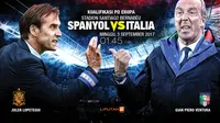 Spanyol vs Italia (Liputan6.com/Abdillah)
