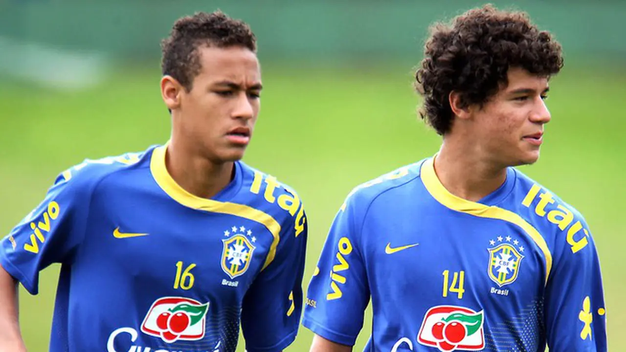 Neymar dan Philippe Coutinho 