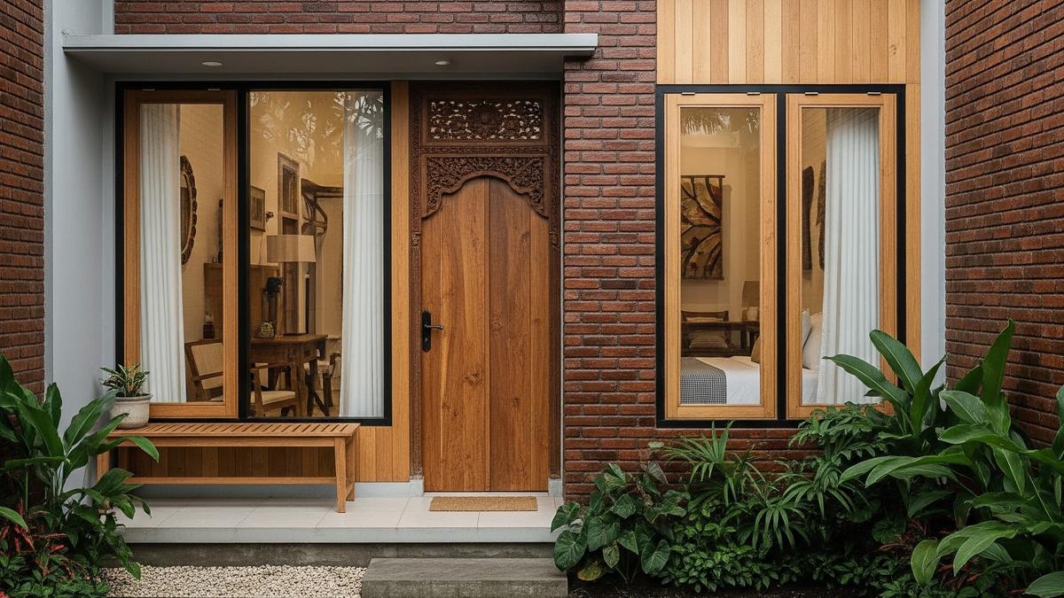 9 Model Rumah Mungil Tapi Penuh Kesan Elegan dengan Material Alami, Hunian Idaman