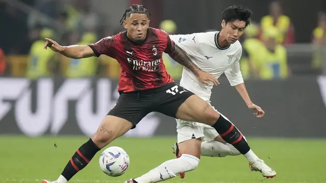 Foto: Perjuangan Pemain AC Milan saat Melumat Lazio di Liga Italia