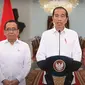 Presiden Joko Widodo (Jokowi) mengumumkan penerimaan CASN 2024, Jumat (5/1/2024). (tangkapan layar Youtube Sekretariat Presiden)
