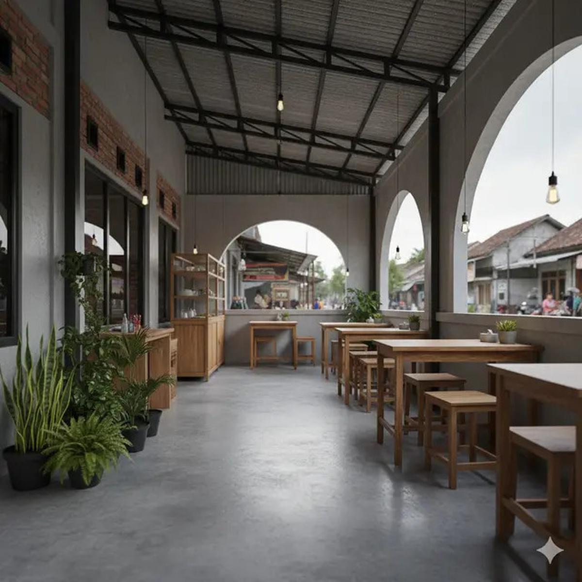 7 Desain Warung Mudah Dibersihkan dan Tahan Lama, Cocok untuk Usaha Kecil hingga Besar