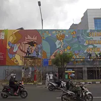 Converse menggalakkan kampanye kesetaraan gender yang ramah lingkungan lewat karya mural (Foto: Converse)
