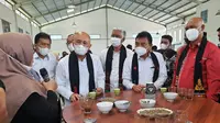 Kunjungan Menkop dan UKM RI Teten Masduki di Bener Meriah, Jumat (18/6/2021).