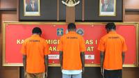 Imigrasi Jakarta Pusat mengamankan 3 WN Nigeria yang overstay. (Ist)