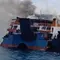 KMP Bontang Ekspress Terbakar di Perairan Ketapang