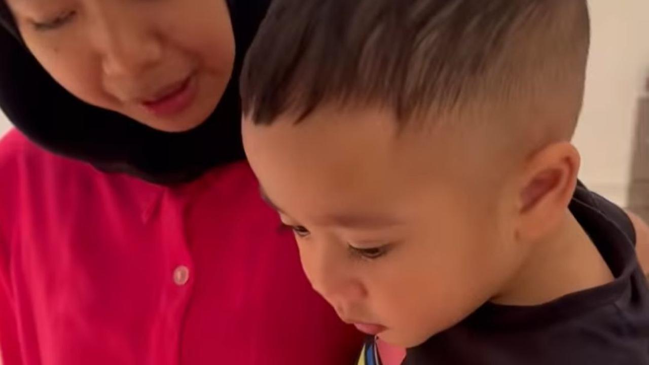 Netizen pun ikut gemas melihat rambut baru Rayyanza.