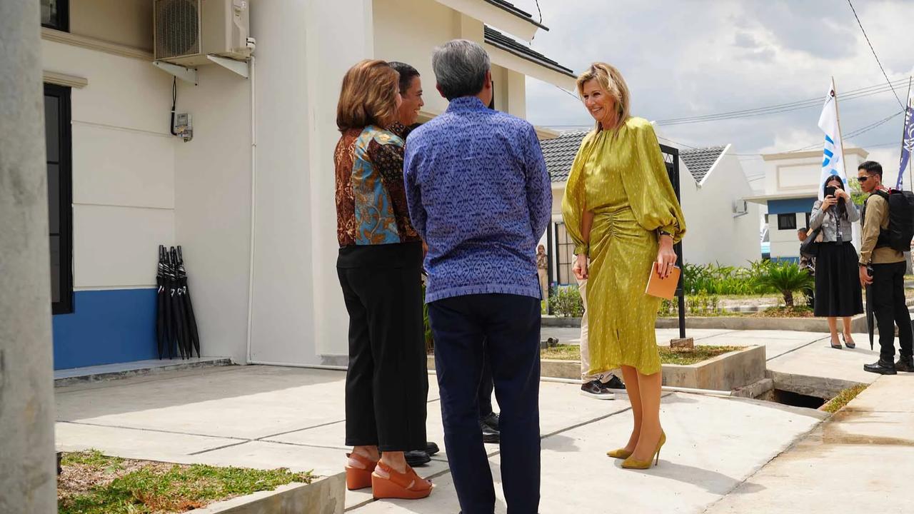 FOTO: Ratu Maxima Tinjau Perumahan Bersubsidi di Cibitung, Bahas Akses Keuangan bagi Warga