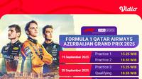 Live streaming F1 GP Azerbaijan 2025 eksklusif di Vidio. (dok. vidio.com)