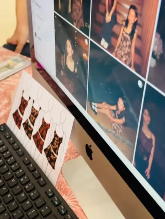 Almira juga membuat desain bajunya sendiri yang ditujukan untuk kalangan gen z. [@annisayudhoyono]