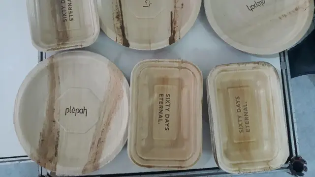 Pelepah pinang pengganti stereo foam
